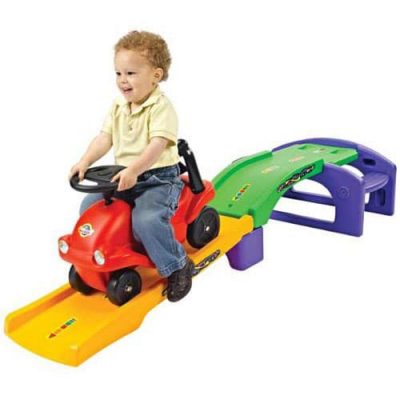 plastic roller coaster for toddlers