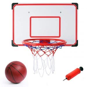 indoor dual basketball hoop